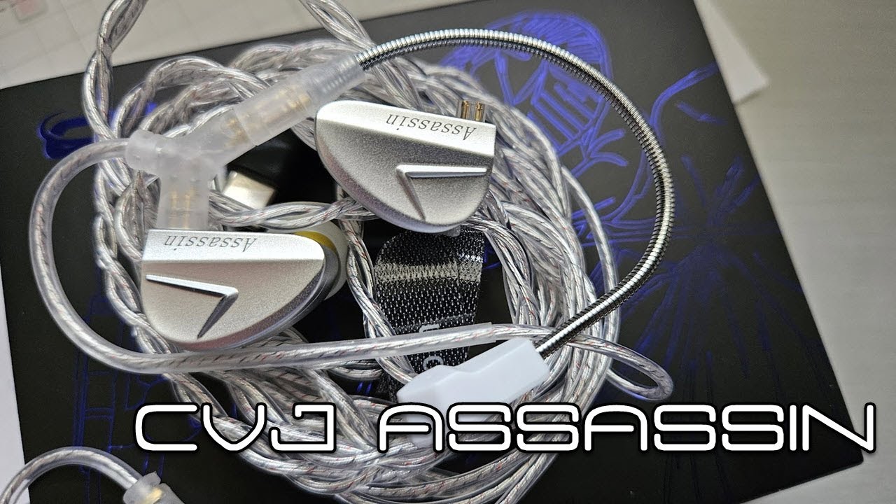 CVJ Assassin in Silver - Another Refinement on IEMs for Gaming plus Accessories