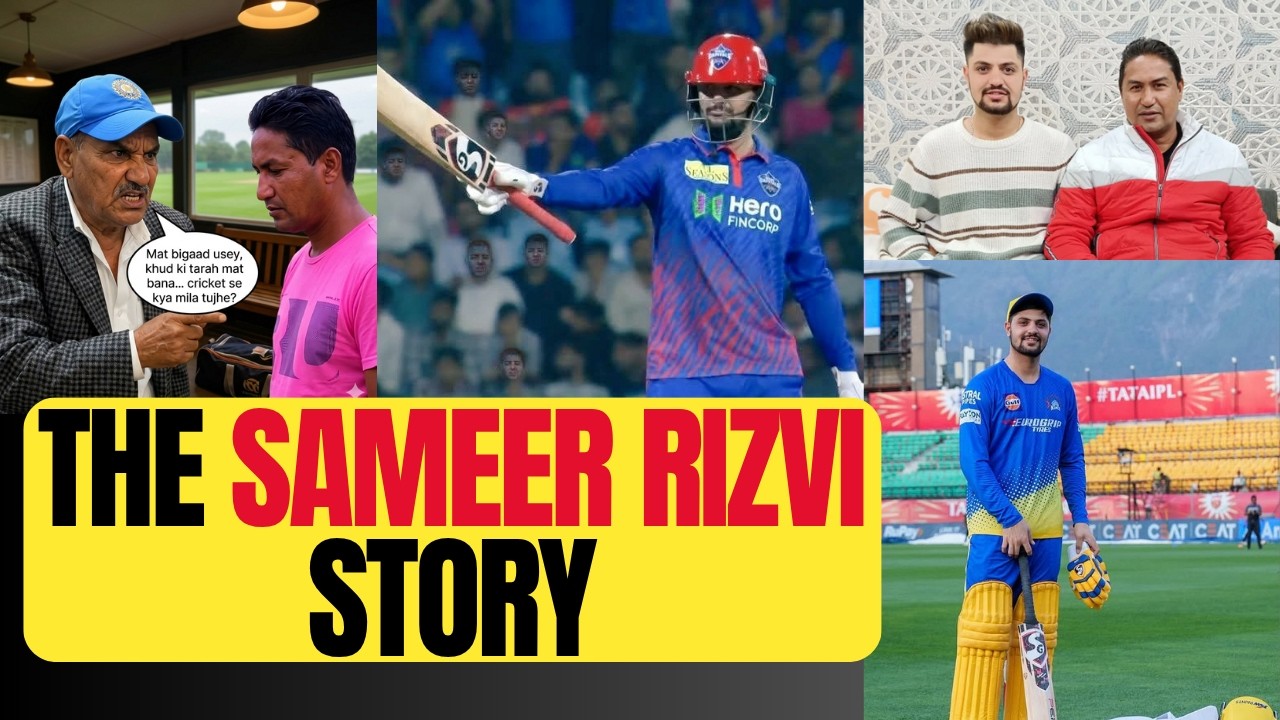 Father was against cricket, uncle was not allowed inside house: The Sameer Rizvi story