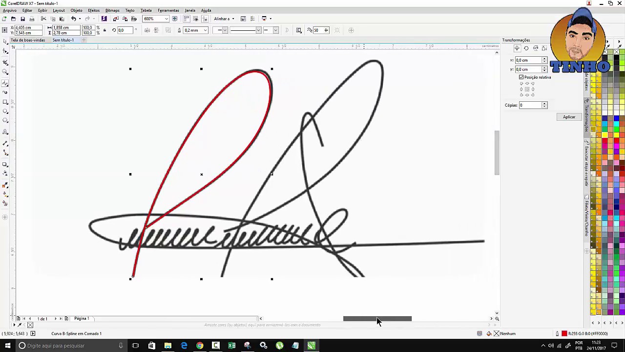 Assinatura Digital no Corel Draw Tutorial