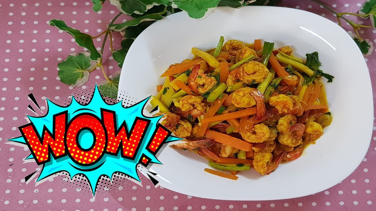 ربيان تايلندي بالكركم 👌 Thai Shrimp Curry