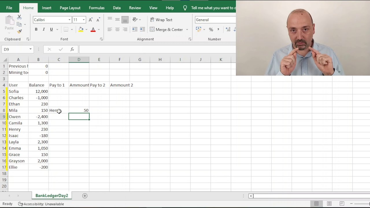 Ep2.0 - Building a bitcoin-like blockchain, using Excel and 7-Zip (adding NFT too)