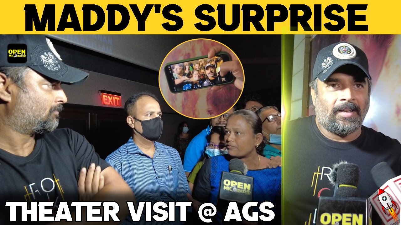 வெறித்தனமான Response எதிர்பாக்கல 💖 Madhavan Surprise Theater Visit T Nagar Ags Rocketry