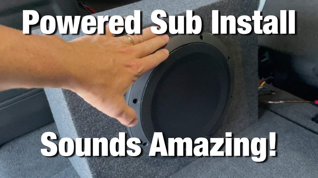 Active 10-inch Subwoofer Install — 2021 Jeep Wrangler 2.0 Turbo