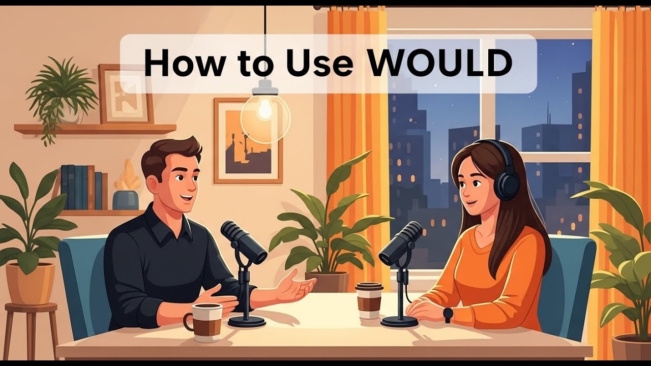 Learn How to Use WOULD in English |Learn English with Real Conversations Podcast |