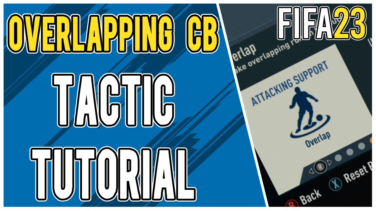How to Make an Overlapping Centre-Back Tactic in FIFA 23 | Custom Tactics Tutorial