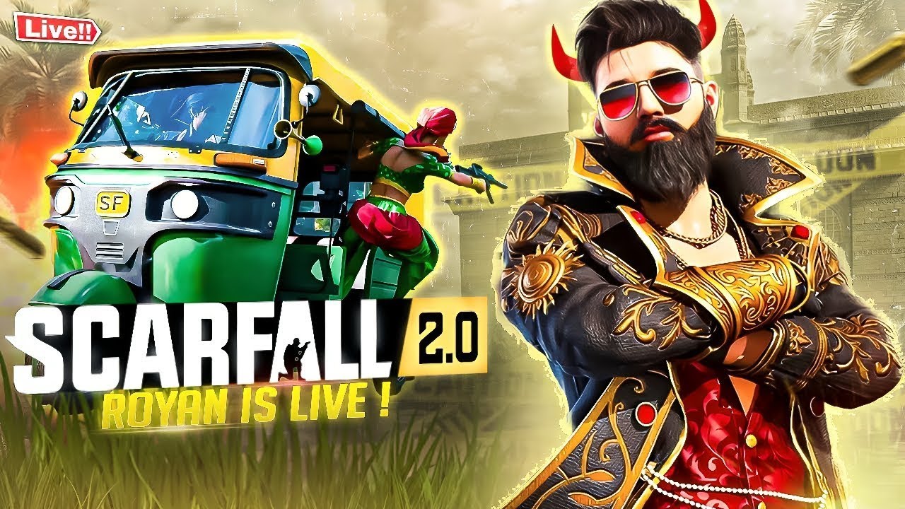 ScarFall Live | Indian Battle Royale Game | Royan Gamerz 🎮