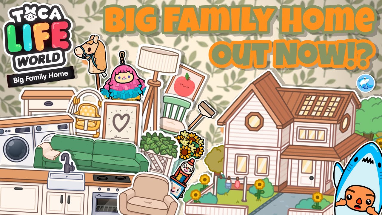 Toca Life World | Big Family Home review! 🏡 (OUT NOW!) Toca Boca