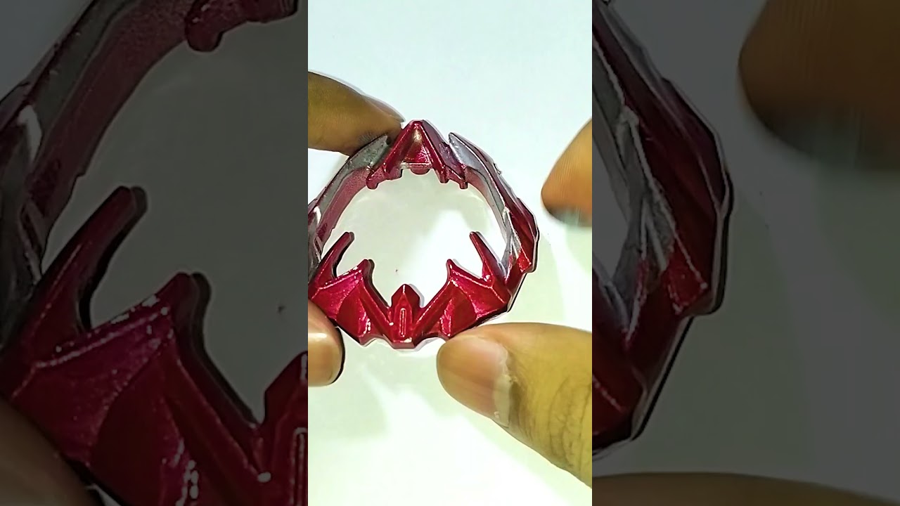 Red/Silver DranBuster Custom Beyblade! #beyblade #beybladex #beybladeburst #beyblademetalfight