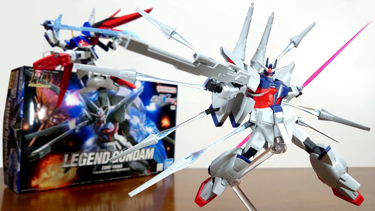 (ドラグーンのエフェクトが付属！プロヴィデンスの後継発展型！)HG 1/144 レジェンドガンダム　レビュー
