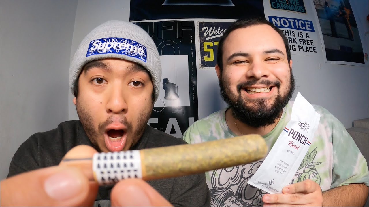 THIS PUNCH ROCKET PREROLL WAS INFUSED WITH ROSIN! REVIEW & REACTION!