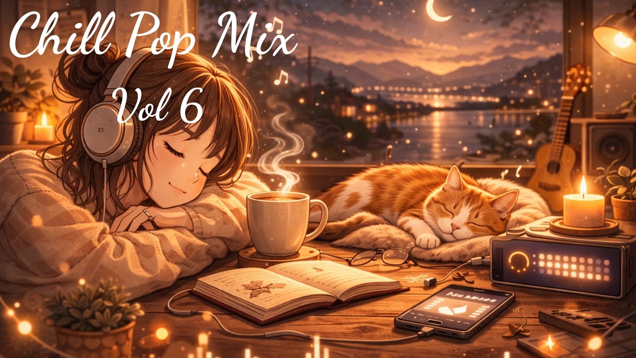 【作業用BGM】最高に落ち着く夜のLofi Chill Pop🌙｜リラックス・集中・ストレス解消｜エモいチルプレイリスト
