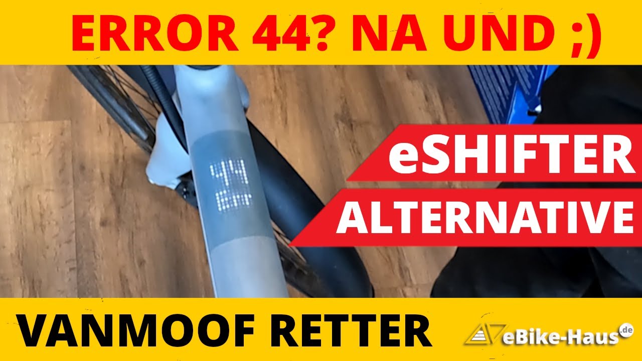 VanMoof S3 & X3 Error 44 & E-Shifter: Die Lösung - VanMoof Reparatur