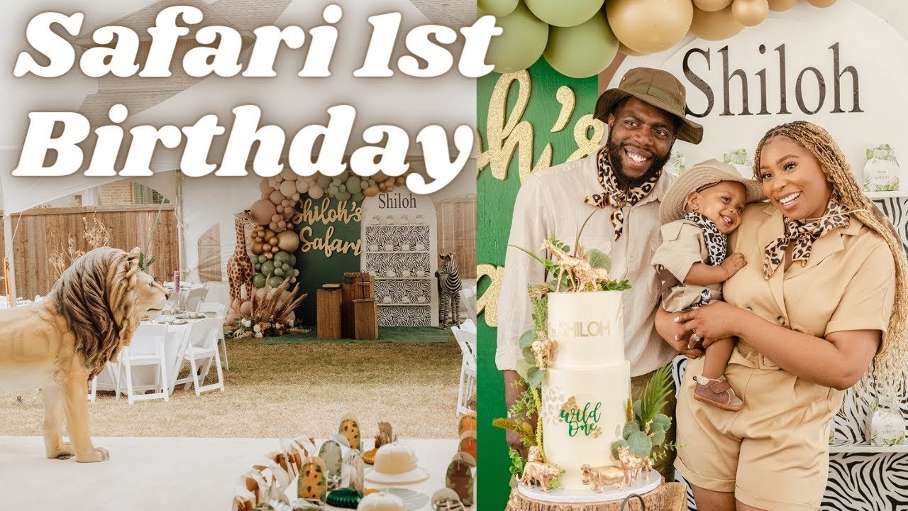 THE CUTEST Safari 1st Birthday Party 🦁 🦓