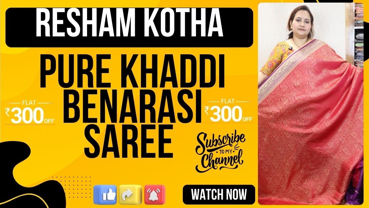 Pure Khaddi Benarasi Saree || 300off | #Resham Kotha | Epi-09 | #shorts