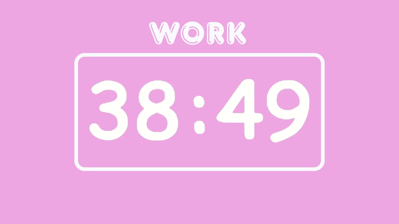 4 HOUR POMODORO 50/10 (No Music / Silent) ⏳ Estudiar sin musica