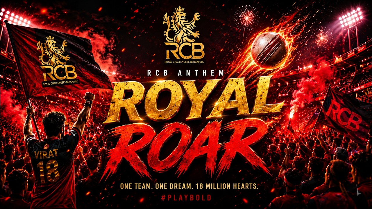 Королевский рёв 🔥 | Гимн RCB 2026 | Создано фанатами