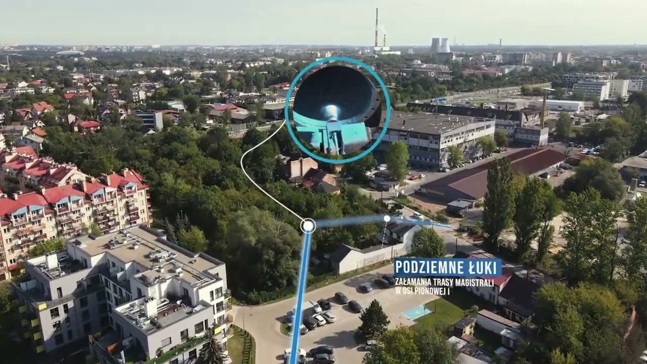 Renowacja magistrali wodociągowej DN800 w Krakowie technologią Coverlan - Wrzesień 2022