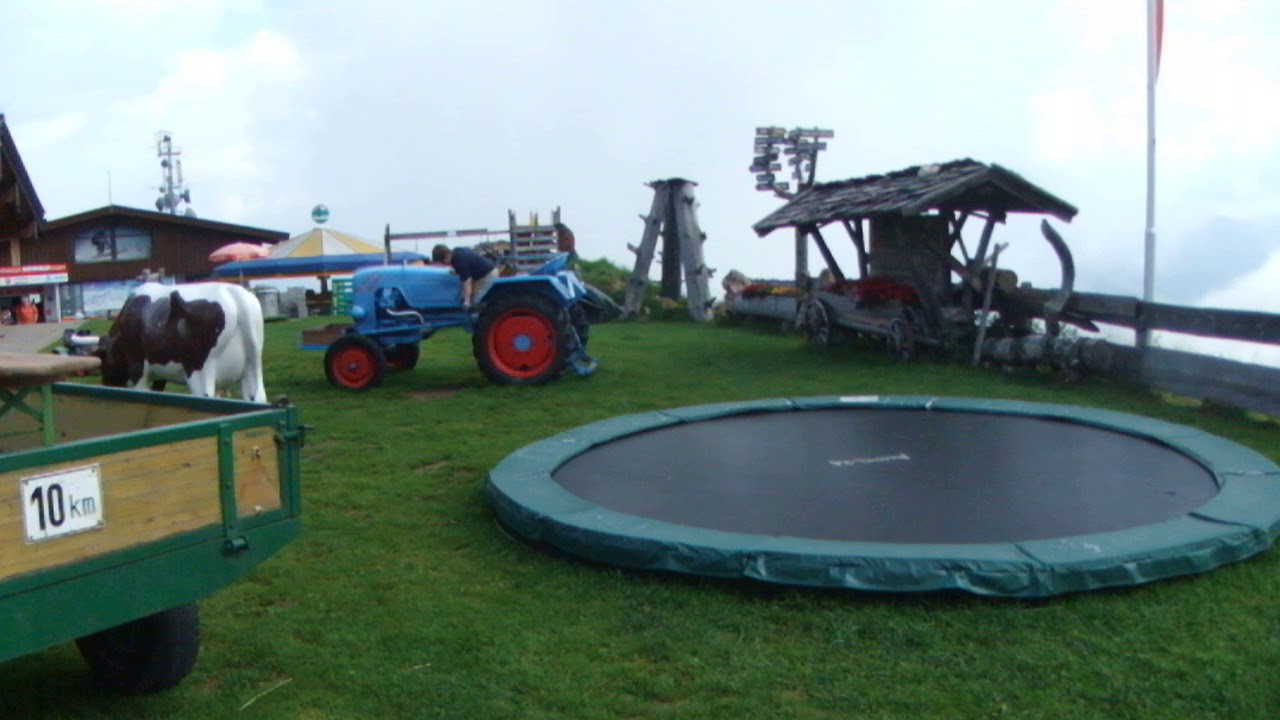 Sankt Johann in Tirol 2016.   At Harschbichl gondola summit station.