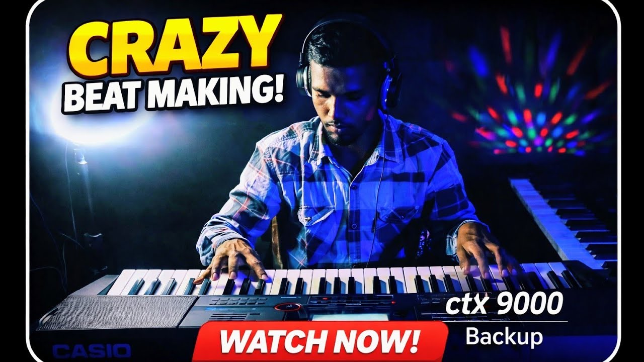  Casio Ctx 9000 in Keyboard tone Backup professional sound   40 minute Full Demo ! Best indian Tones