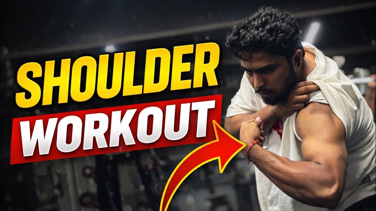 Shoulder workout 🏋️ 