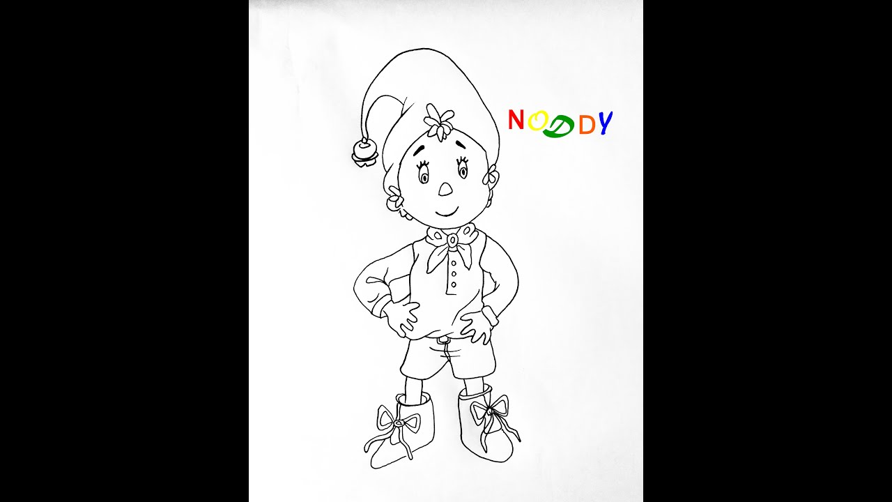 How to Draw Noddy step by step | #shorts