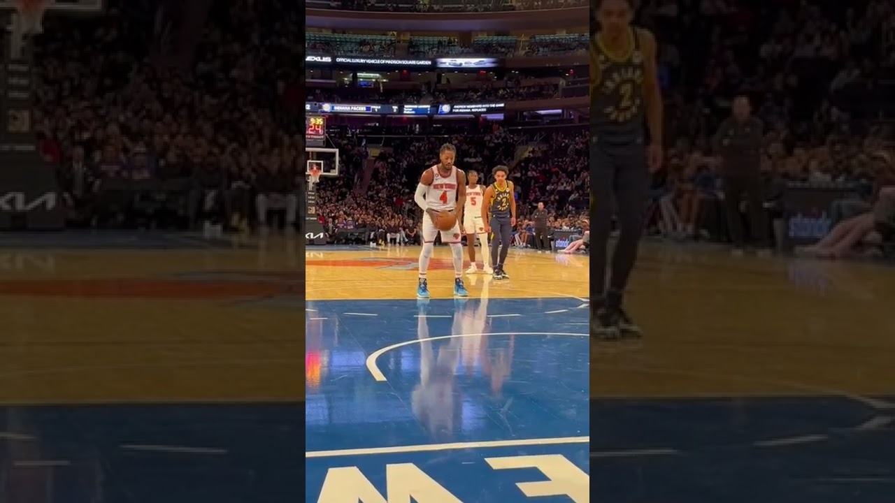 Derrick Rose Has The Most Unique Free Throw Routine!