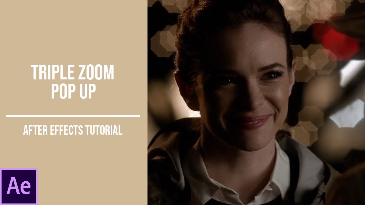 Triple Zoom Pop Up | After Effects Tutorial