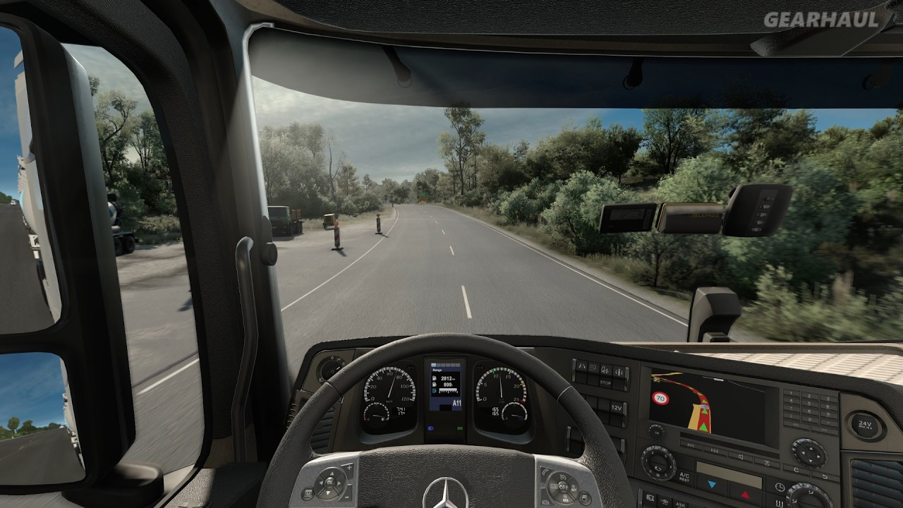 Mercedes-Benz Actros|Ets2 1.57|Cement Delivery |Kragujevac ➝ Belgrad|SnowyMoon Mod Gameplay❄️