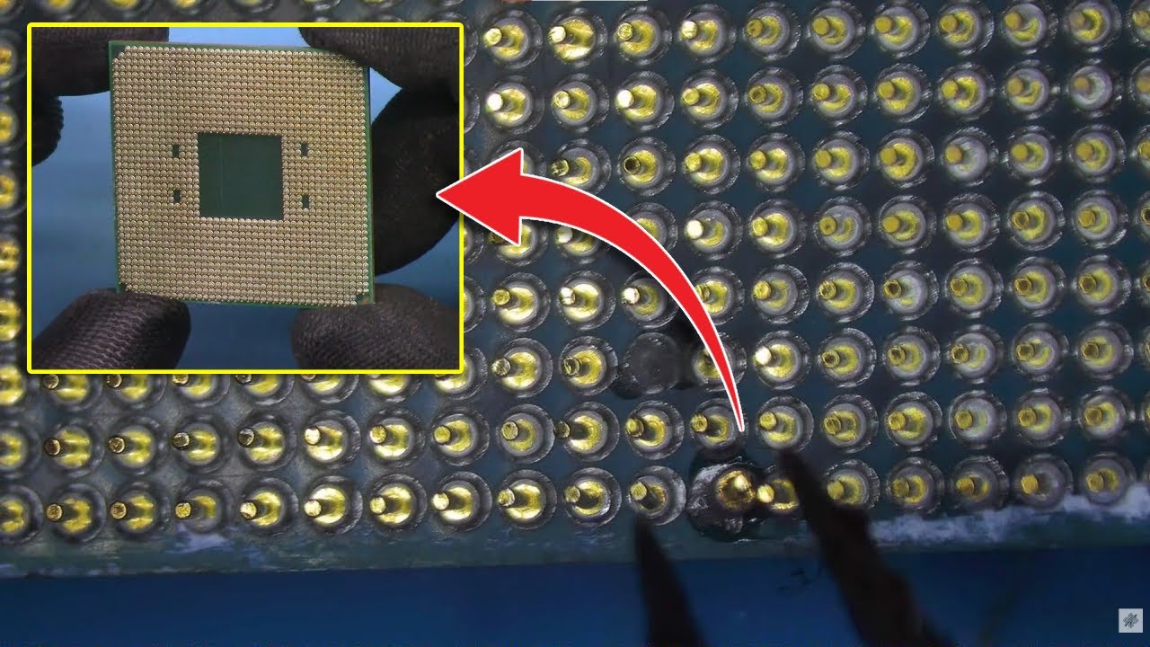 PROCESADOR CON PINES ROTOS ¿REPARABLE? // Ryzen 7 5800x