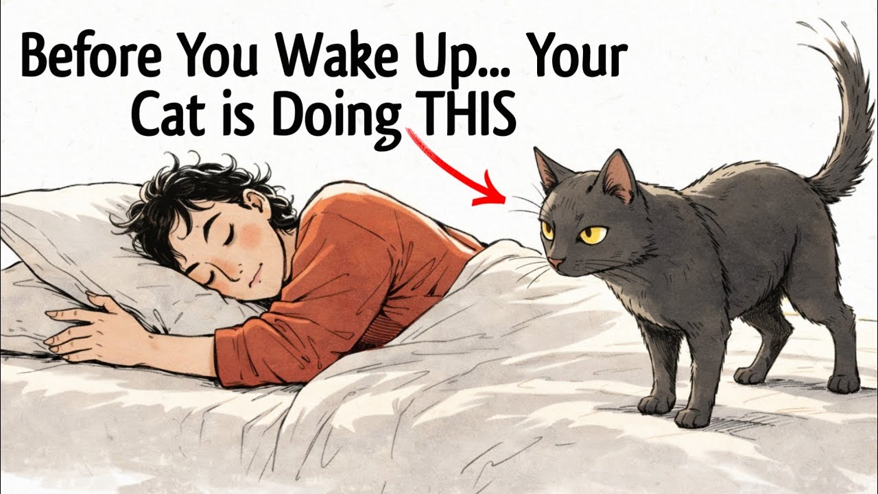The Strange Things Your Cat Does Every Morning Before You Wake Up