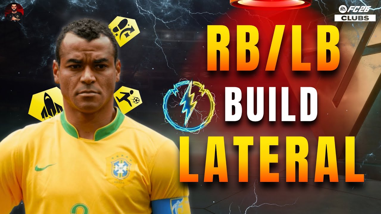 MELHOR BUILD DE LATERAL (Arquétipo GATILHO) ⚡ LVL 1, 50, 60 E 75 | EA FC 26 CLUBS