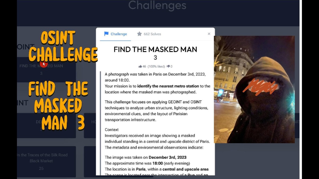 GEOSINT Challenge EXPOSED! I FIND the Masked Man 3 (Part 1)| Real OSINT Investigation Tutorial