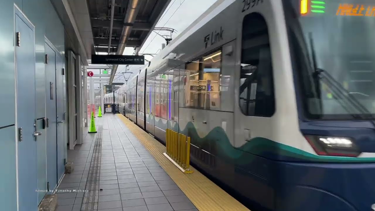 The LightRail (or subway?) in Seattle, Washington 2025