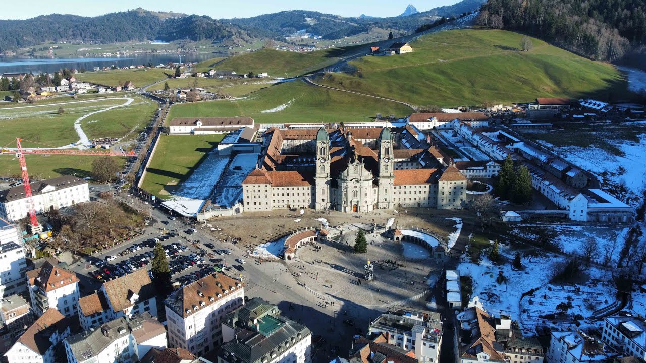 Einsiedeln (Monastery) from above - Switzerland 2025
