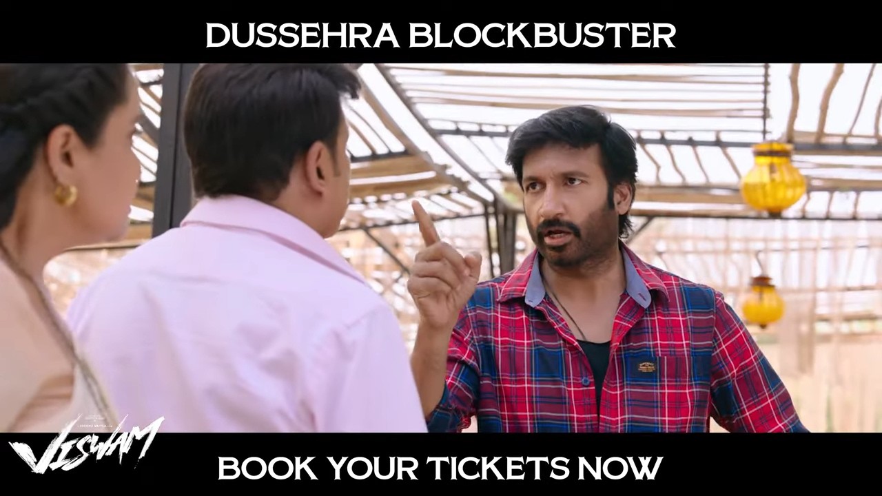 Viswam Dussehra Blockbuster💥| Promo 2 | Gopichand | Kavya Thapar | Sreenu Vaitla|Chitralayam Studios