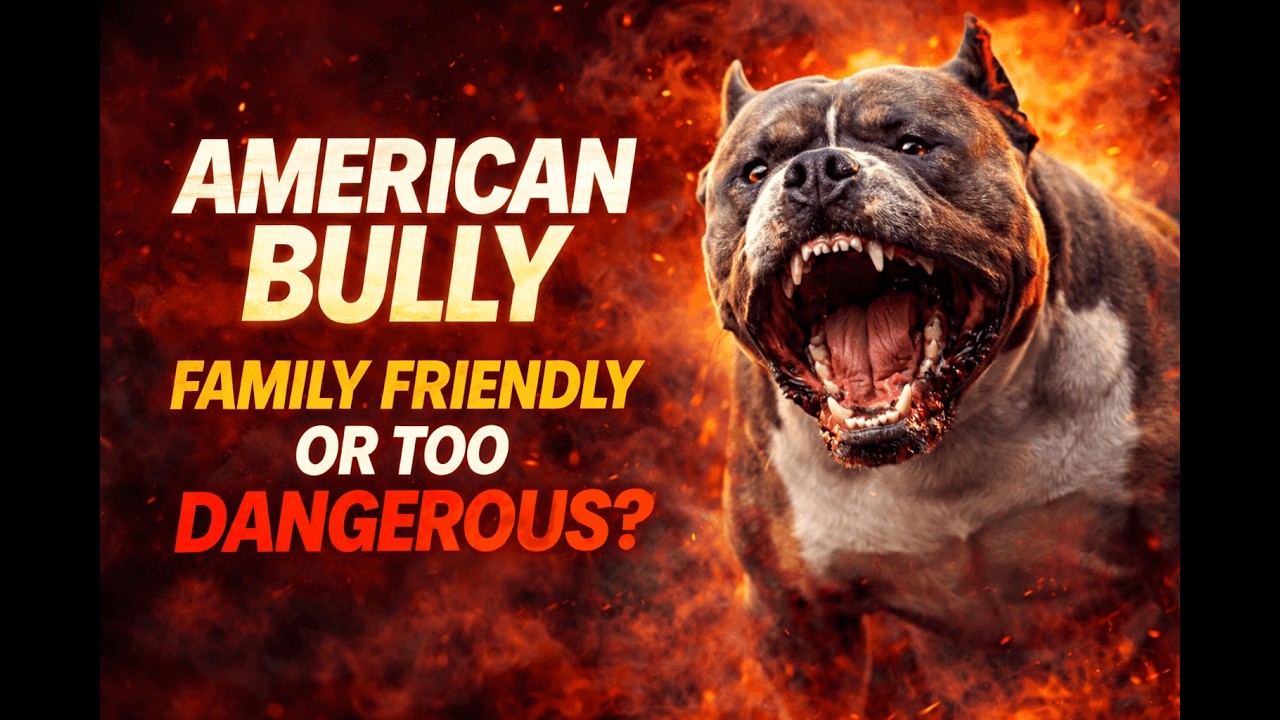 American Bully EXPOSED: The Muscular Giant Everyone Fears… But Is It Really Dangerous?