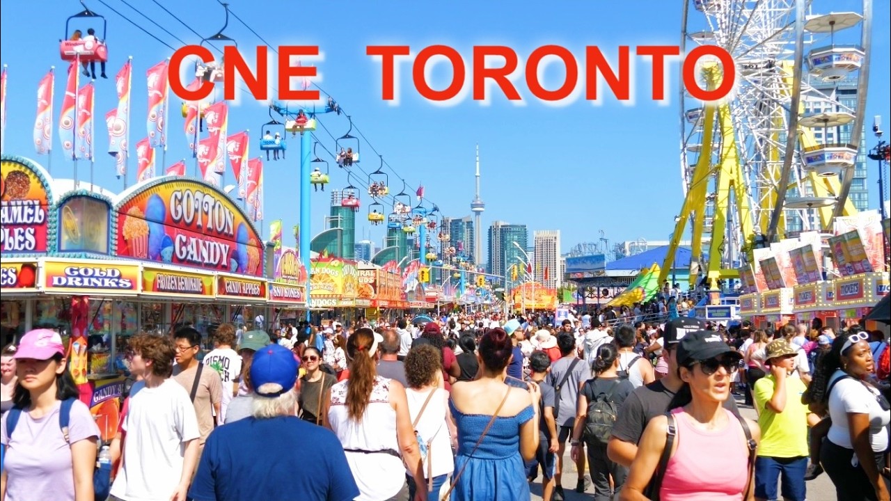 CNE Toronto 2025 Walking Tour - Canadian National Exhibition 4K