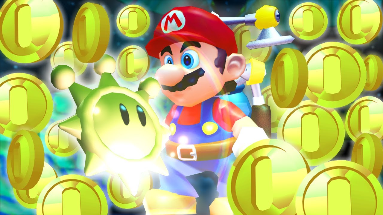 Super Mario Sunshine - All 100 Coin Shine Sprites