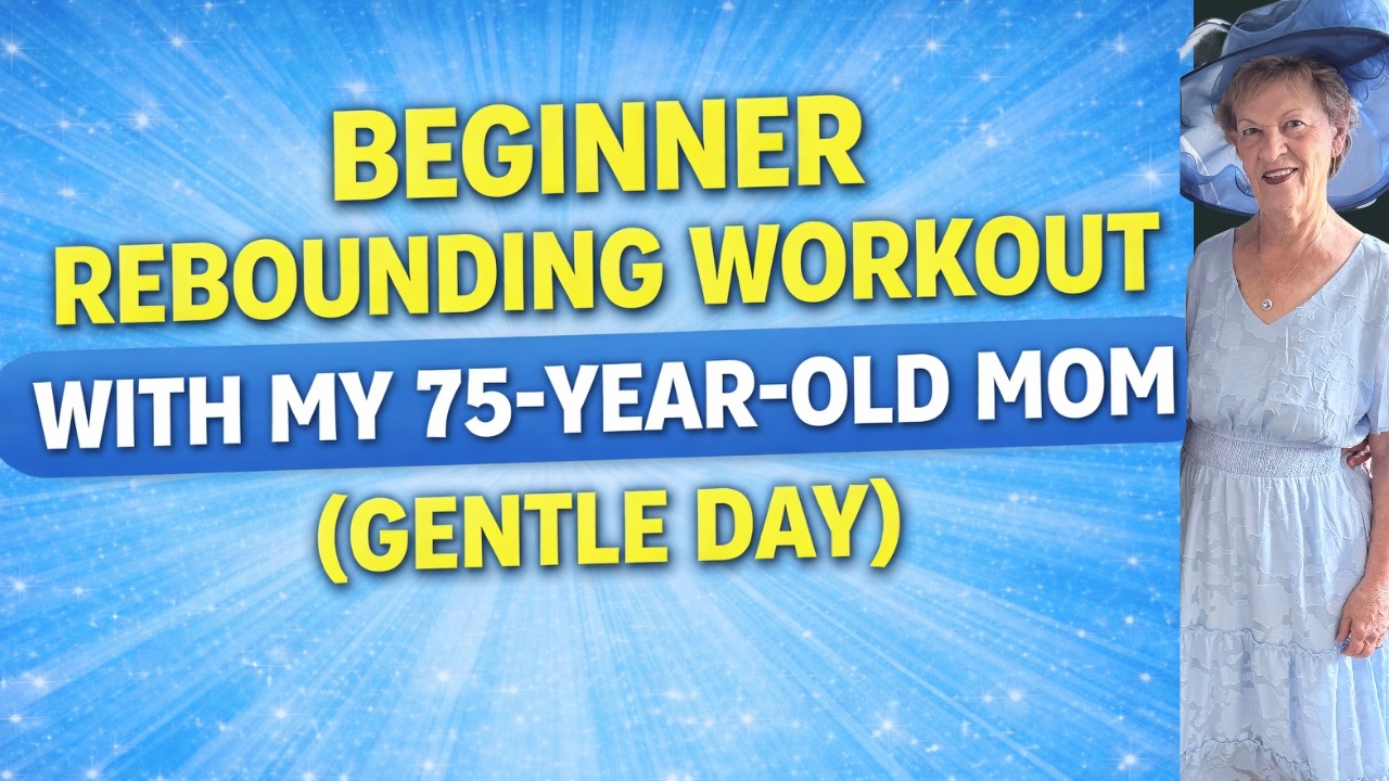 10-минутная щадящая тренировка на батуте | Низкая интенсивность • Подходит для начинающих • Дома