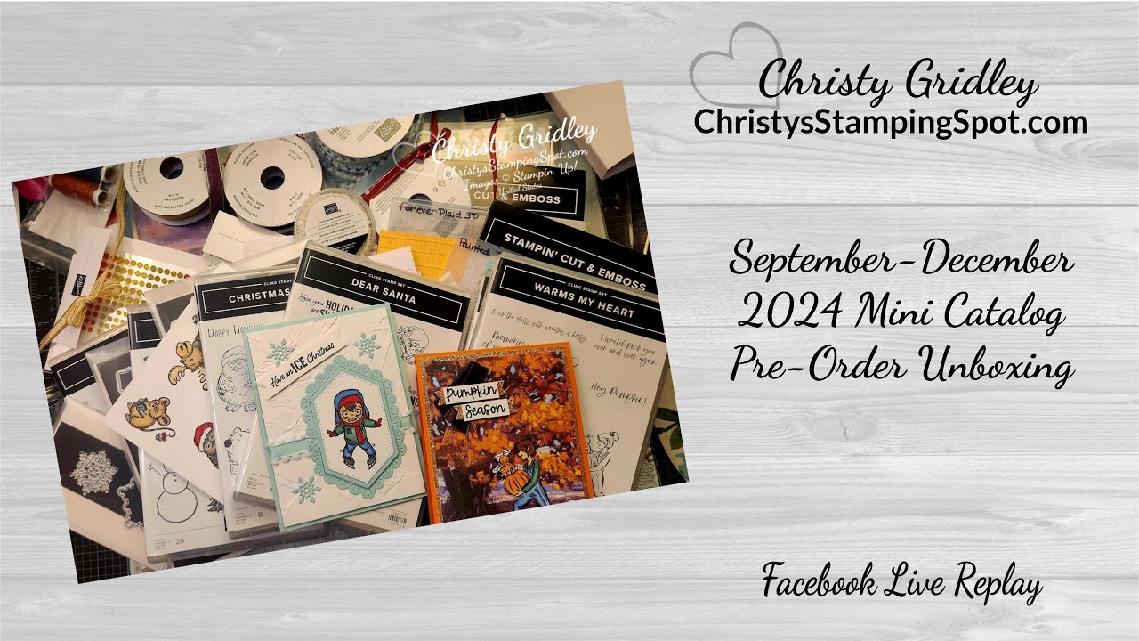 September - December 2024 Mini Catalog Pre-Order Goodies Unboxing