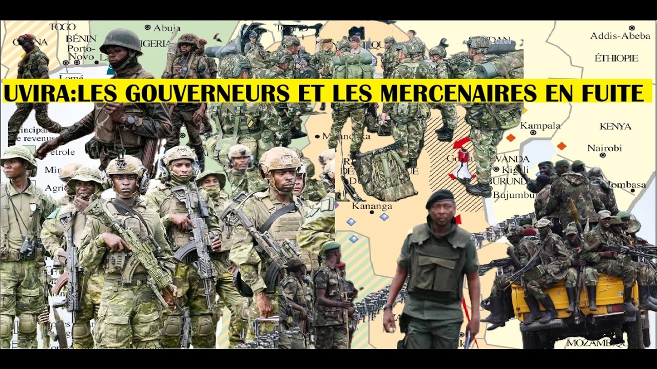 UVIRA: L'AFC/M23 A LA PORTE DE LA VILLE  LES GOUVERNEURS ET LES MERCENAIRES EN FUITE