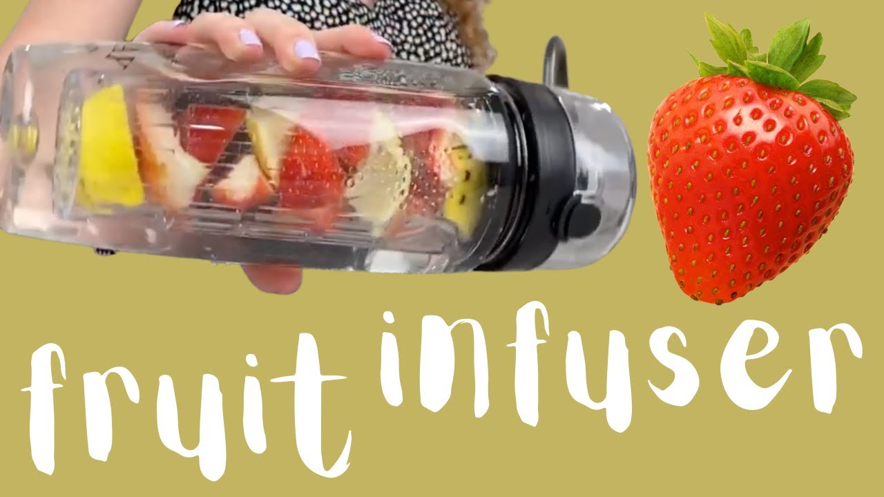 Do You Drink Enough? This Fruit Infuser Bottle From Zulay Kitchen Will Change That!