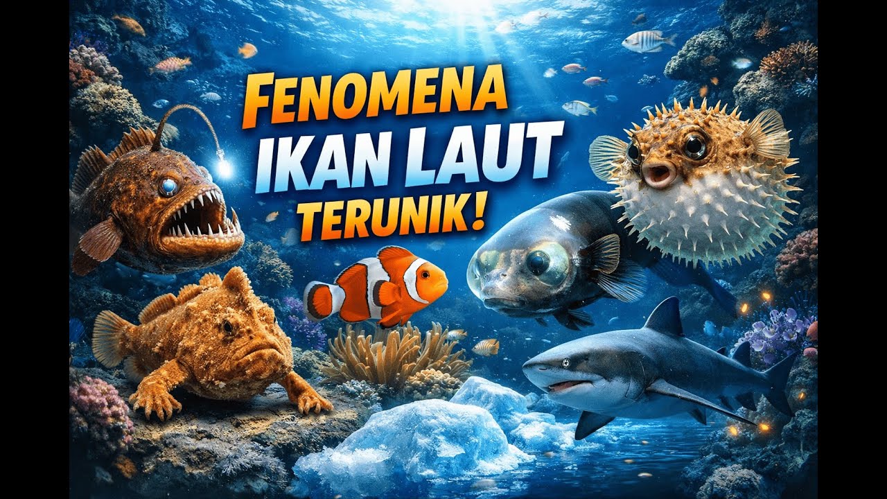 7 Fenomena Ikan Laut Terunik — Evolusi Ekstrem di Dunia Bawah Laut