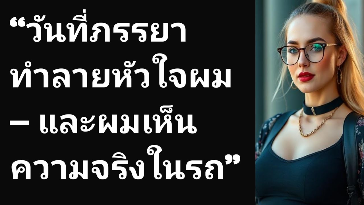 “วันที่ภรรยาทำลายหัวใจผม — และผมเห็นความจริงในรถ”
