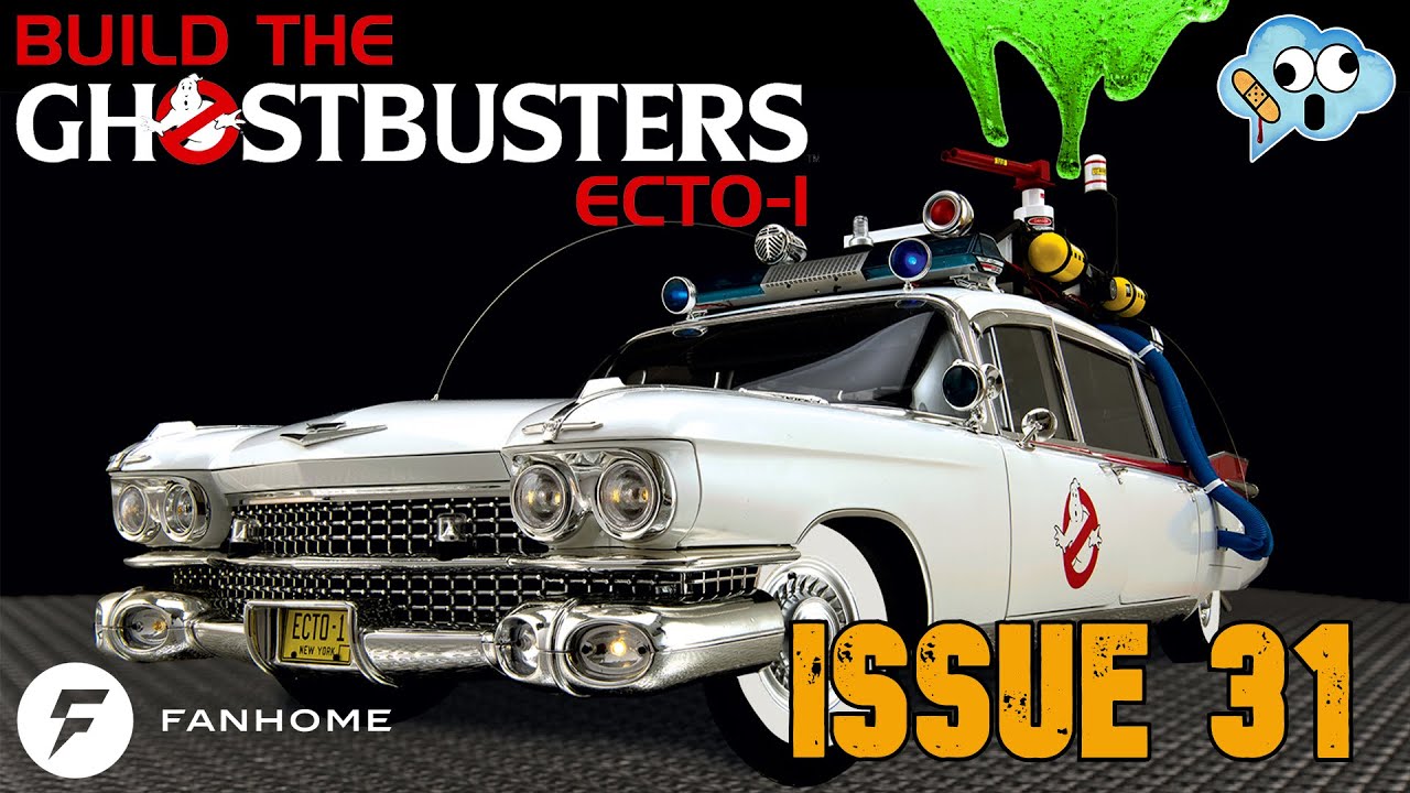 Fanhome Ghostbusters Ecto-1 model partwork kit build issue 31 stages 115-118
