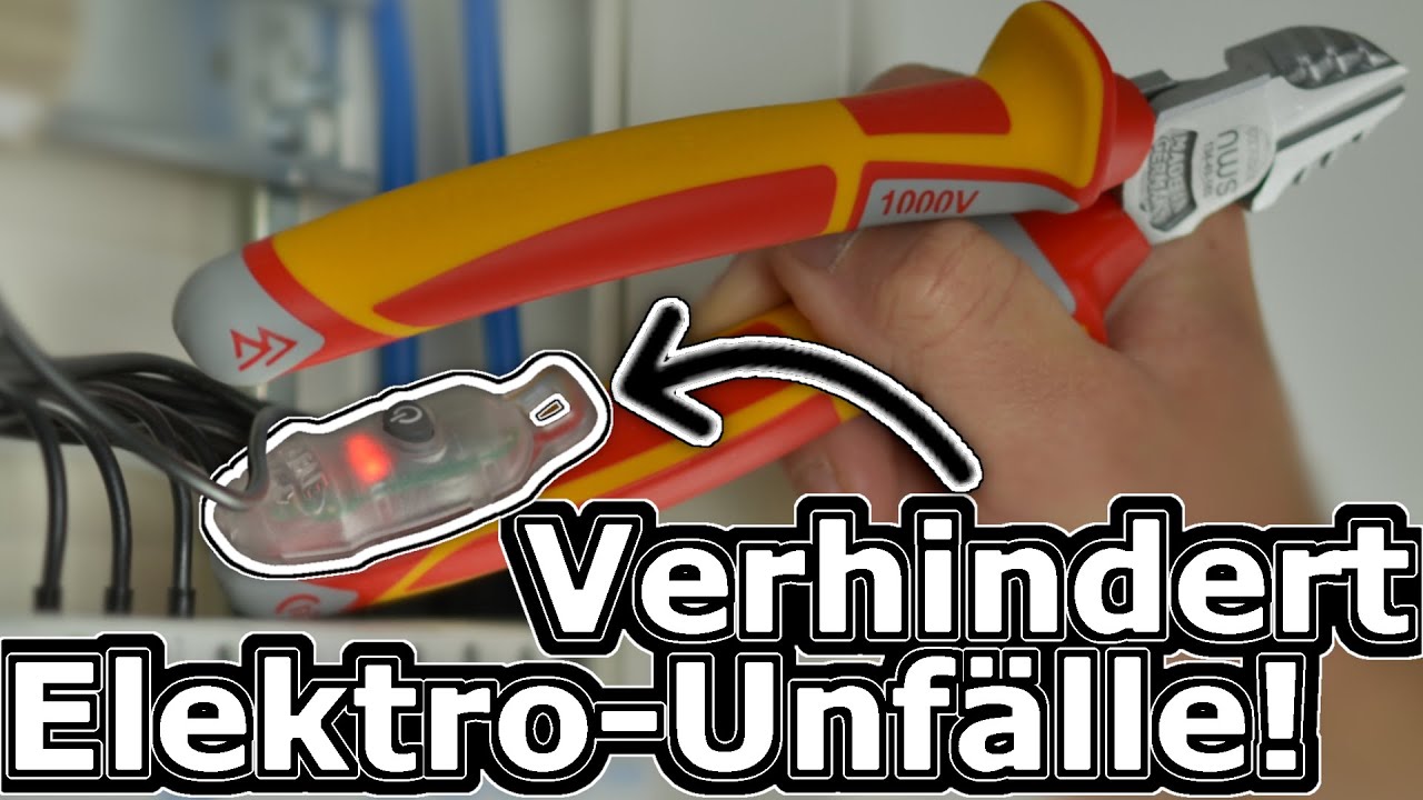 ⚡ Cleveres ZUBEHÖR für ELEKTRIKER-Zange 🧐 E-Detector berührungsloser Spannungsprüfer von NWS im Test