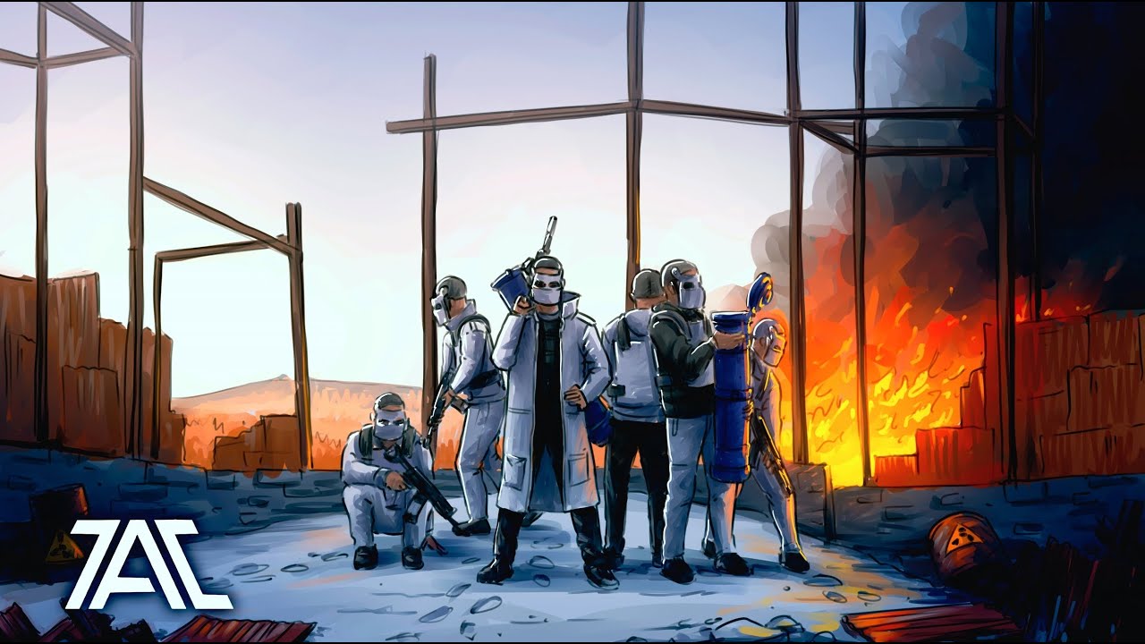 HUNTED BY THE LARGEST ZERGS ON THE SERVER.. - RUST!
