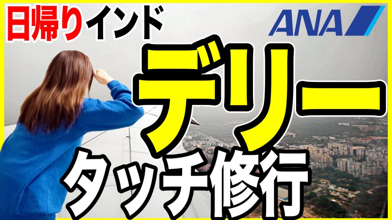 【日帰りインド】ANAでデリータッチ修行｜入国は？ビザは？リアル体験レポ