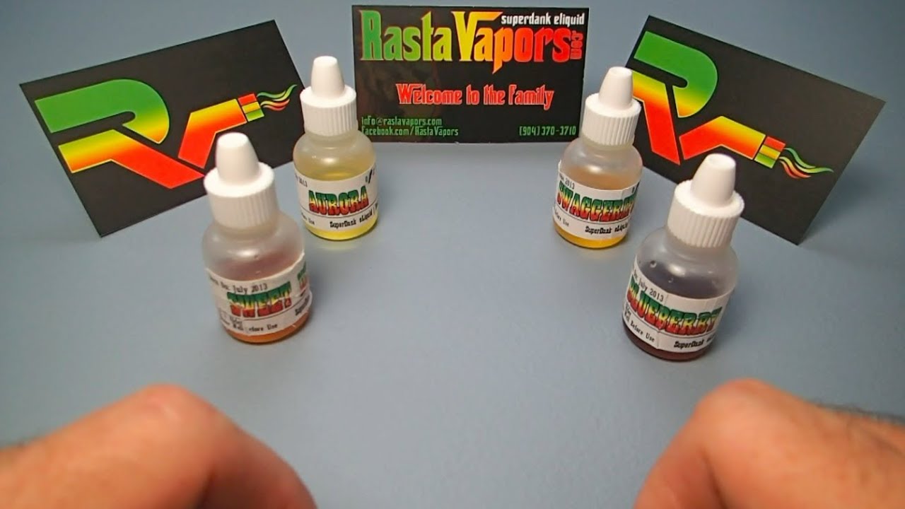 Rasta Vapors: Superdank E liquid Review of 4 Flavors