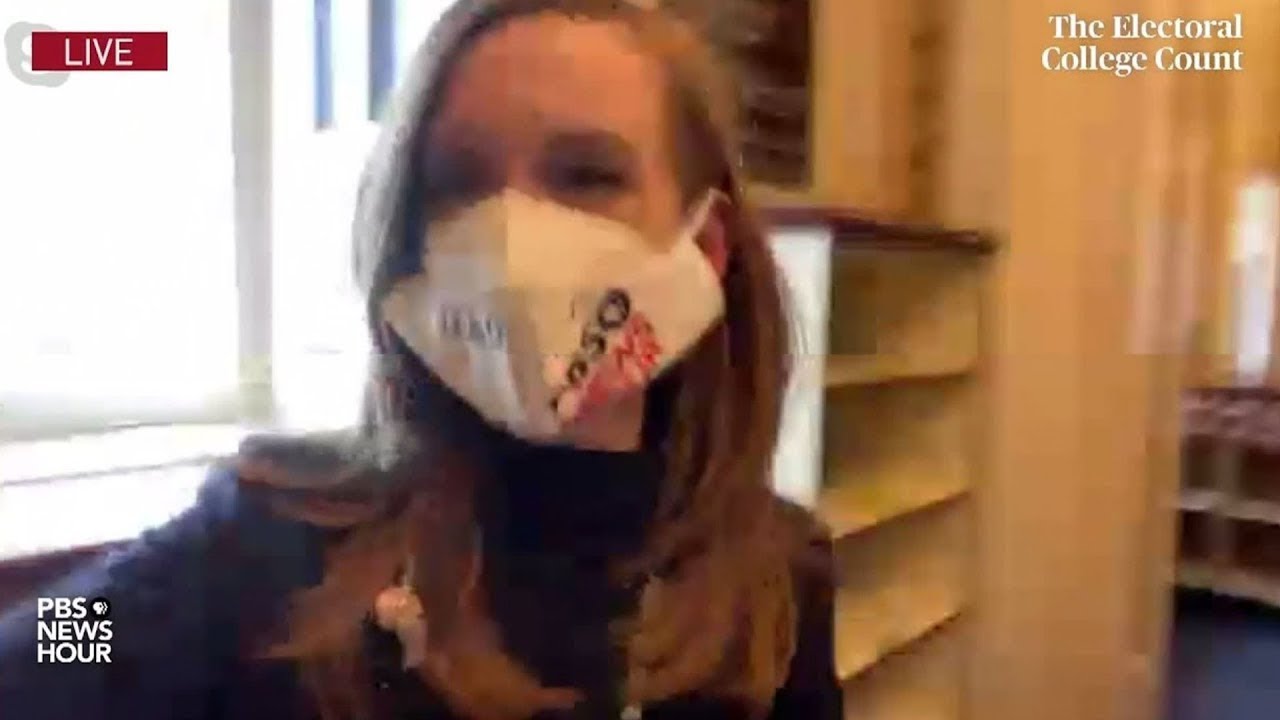 WATCH: Lisa Desjardins reports from inside U.S. Capitol where pro-Trump mob interrupts vote count